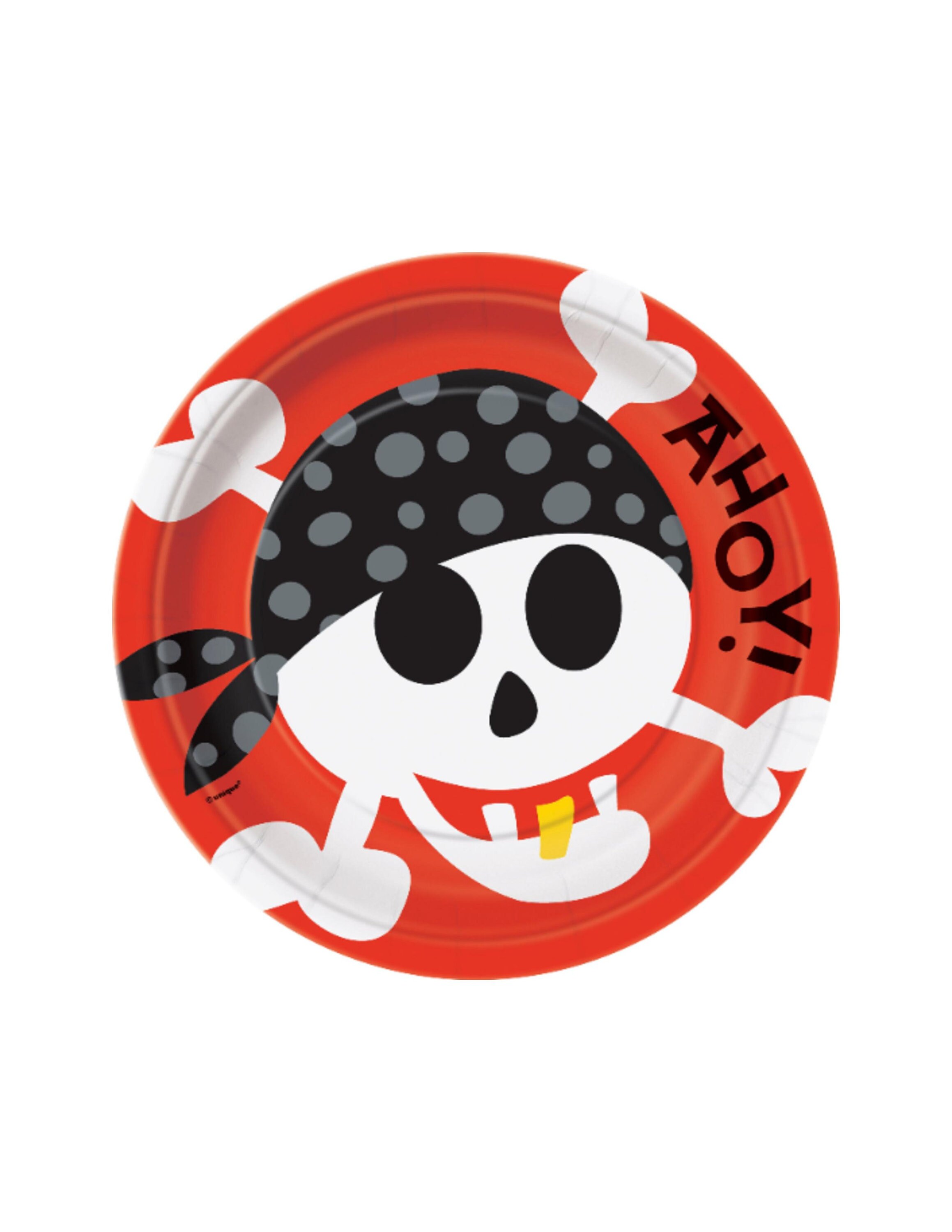 Pirate Party Plates Pirate Birthday Supplies Party Etsy