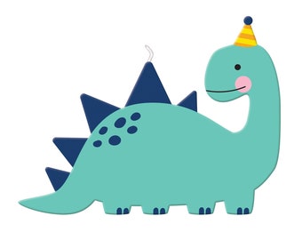 Dinosaurusverjaardagskaars - Dinosaurusfeestkaarsen, Dino-babyshowerversieringen, dinosaurusverjaardagsbenodigdheden, dinosaurustaartdecoraties