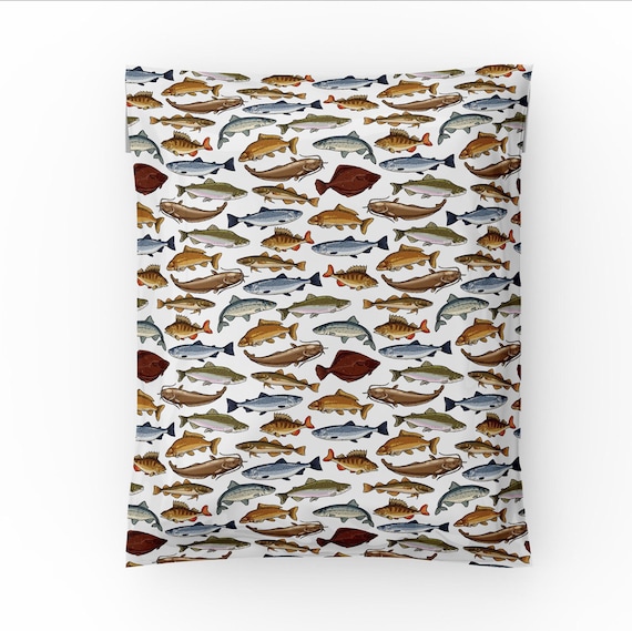Fish Poly Mailers 10" x 13" - Designer Mailers, Mailer Bags, Shipping Envelopes, Packaging Supplies, Shipping Supplies, Mailing Bags
