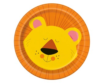 Zoo Animal Baby Shower Centerpieces - 6 Piece Set With Rainbow & Animal Cutouts, Gender Neutral - View #3