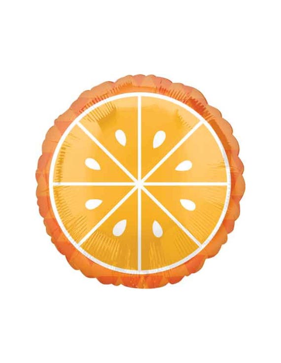 Orange Balloon Fruit Balloons Fruit Party Decorations Etsy