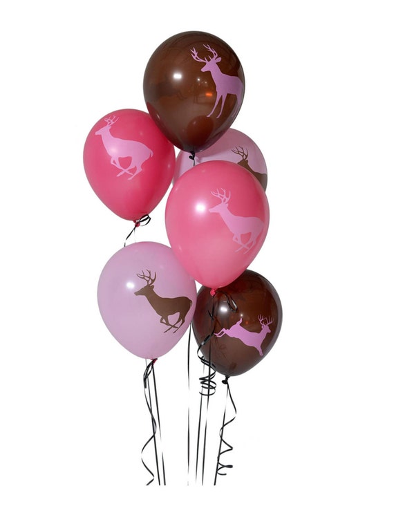Buck Balloons Buck Or Doe Gender Reveal Reveal Decorations Etsy