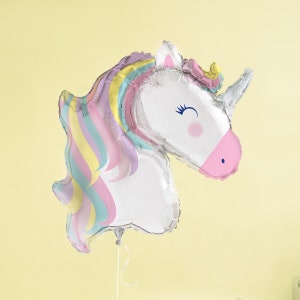 42 Unicorn Balloon Unicorn Party Decorations, Unicorn Party Balloon, Unicorn Birthday Balloon, Pastel Rainbow Party, Unicorn Baby Shower image 4