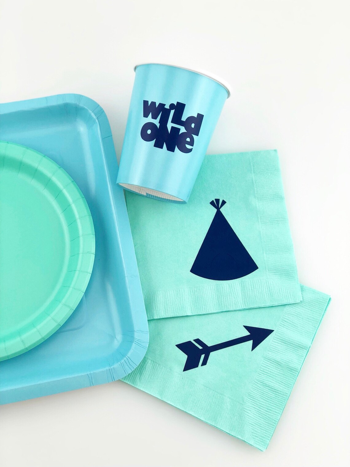 Wild One Party Set Wild One Birthday Wild One Paper Plates Etsy