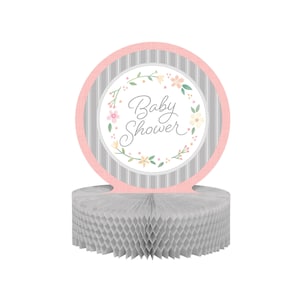 Baby Shower Centerpiece - Floral Baby Shower Decoration, Pink Floral Shower, Greenery Baby Shower, Boho Floral Baby Shower, Baby Girl Shower