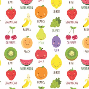 Fruit Gift Wrap Fruit Wrapping Paper, Fruit Birthday, Fruit Party Supplies, Watermelon Gift Wrap, Girl Wrapping Paper, Gift Wrapping Paper image 2