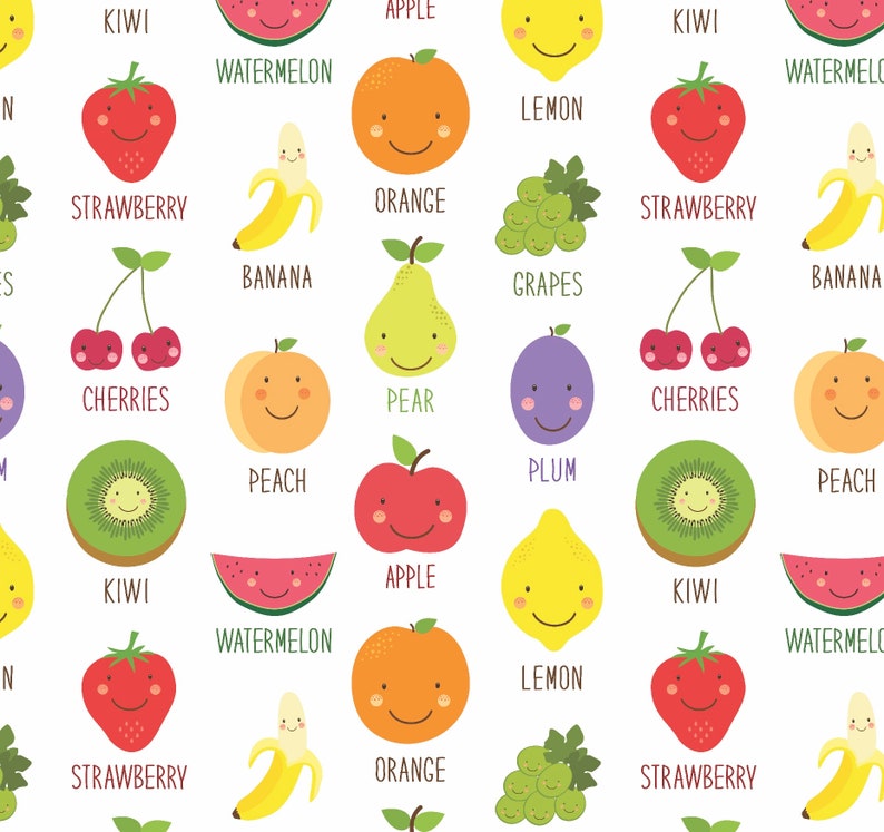 Fruit Gift Wrap Fruit Wrapping Paper, Fruit Birthday, Fruit Party Supplies, Watermelon Gift Wrap, Girl Wrapping Paper, Gift Wrapping Paper image 2