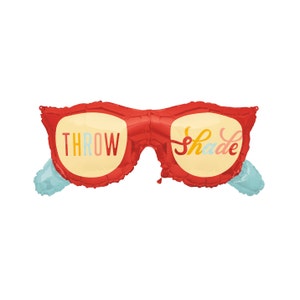 Sunglasses Party Balloon - Summer Bachelorette Party, Pool Party Birthday Supplies, Beach Party Decorations, Splish Splash Bash Decorations