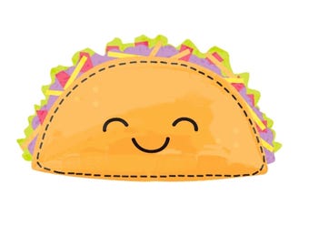 Taco Balloon 33" - Taco Party Decorations, Cinco De Mayo Party, Fiesta Birthday Balloon, Fiesta Balloon Decorations, Fiesta Party Supplies