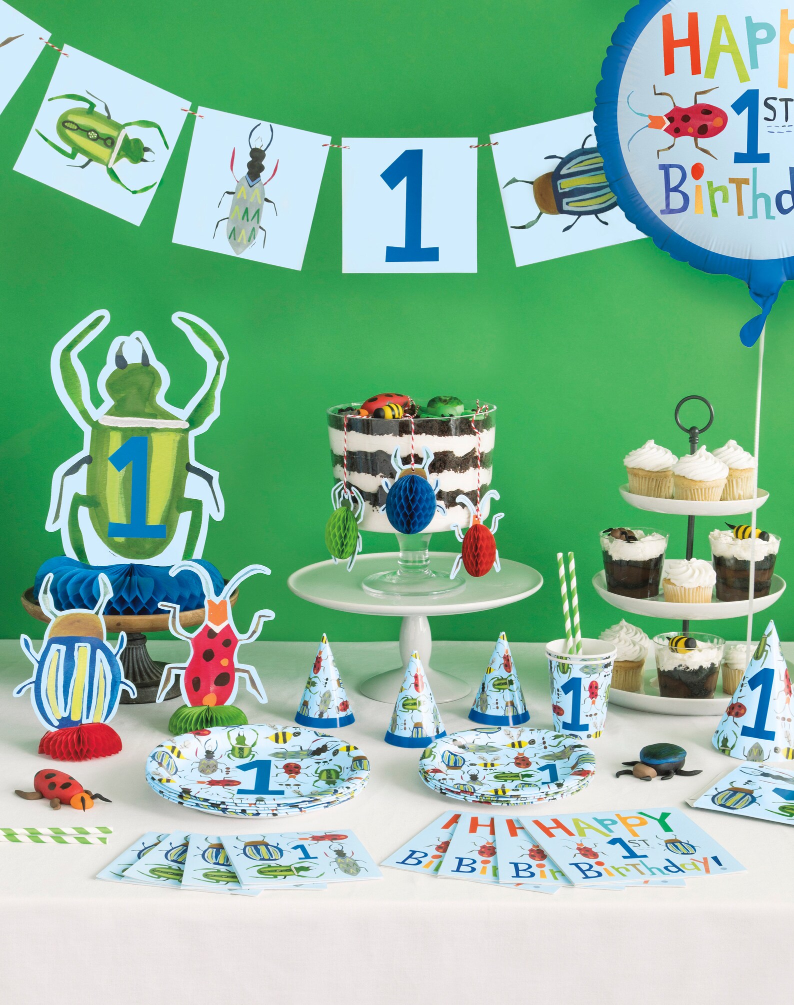 Insect First Birthday Cups Insect Birthday Party Cups First - Etsy