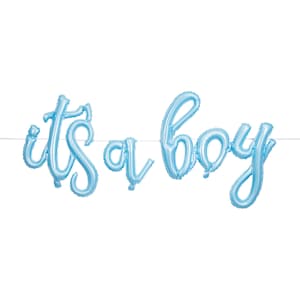 It&#39;s A Boy Balloon Banner - Boy Baby Shower Balloons, Baby Shower Decorations, Balloon Decoration, Balloon Garland, Boy Baby Shower Supplies