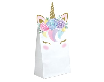 Unicorn Treat Bags - Unicorn Favor Bags, Unicorn Party Favors, Unicorn Favors, Unicorn Birthday Favors, Party Supplies, Shower Favors