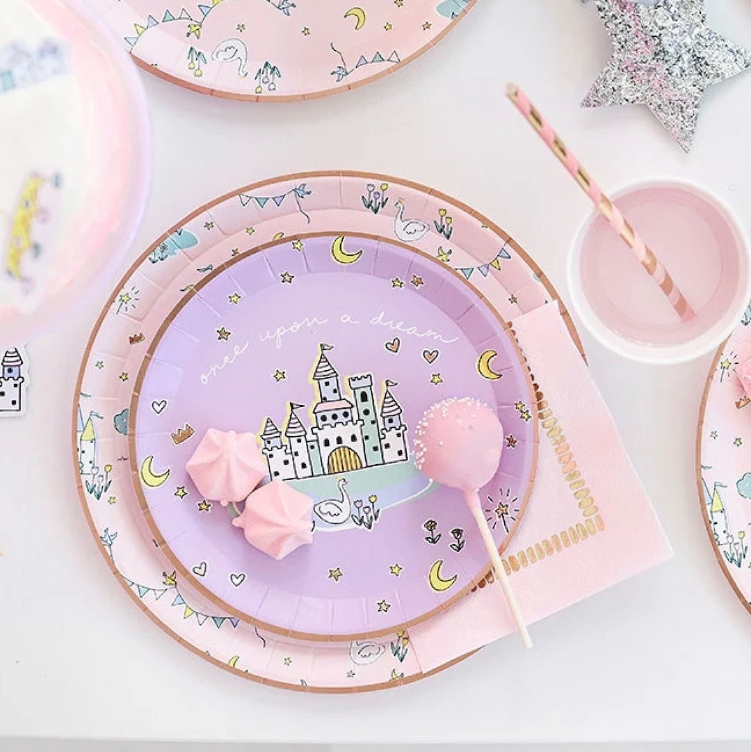 Princess Party Paper Plates 10Pc