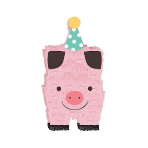 Pig Party Decoration - Pig Birthday, Farm Party, Farm Baby Shower, Party Decorations, Party Favors, Birthday Decorations, Birthday Favors