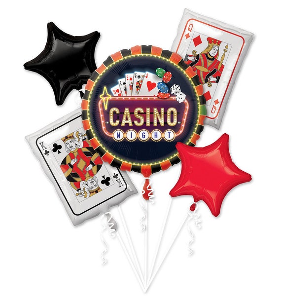 Casino Party Balloons Casino Party Decorations, Casino Theme Party