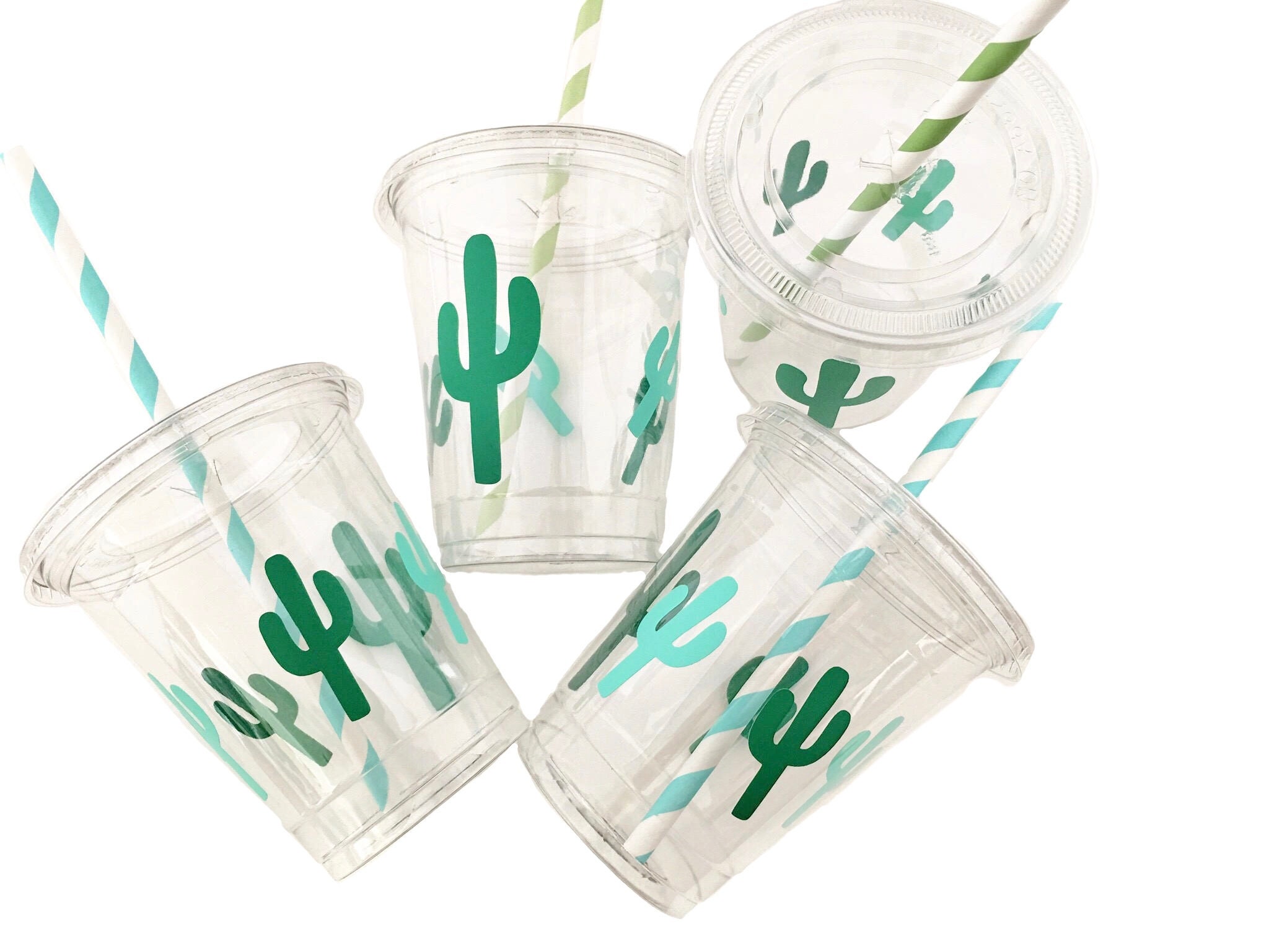 Cactus Cups Cactus Party Cactus Baby Shower Fiesta Party Etsy