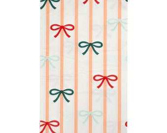 Servilletas navideñas Coquette Bow - Servilletas de Navidad, Decoración para fiestas navideñas, Navidad Coquette, Cumpleaños ¡Qué Divertido!, Navidad rosa y roja