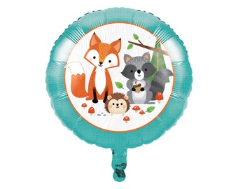 Woodland Balloon - Woodland Birthday Decorations, Woodland Baby Shower Decorations, Woodland Party Decorations, Birthday Party Balloon