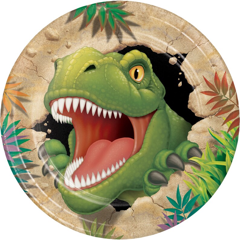 Dinosaur Party Plates Dinosaur Plates Dinosaur Birthday Party Supplies Dinosaur Baby Shower Dino Birthday Plates Party