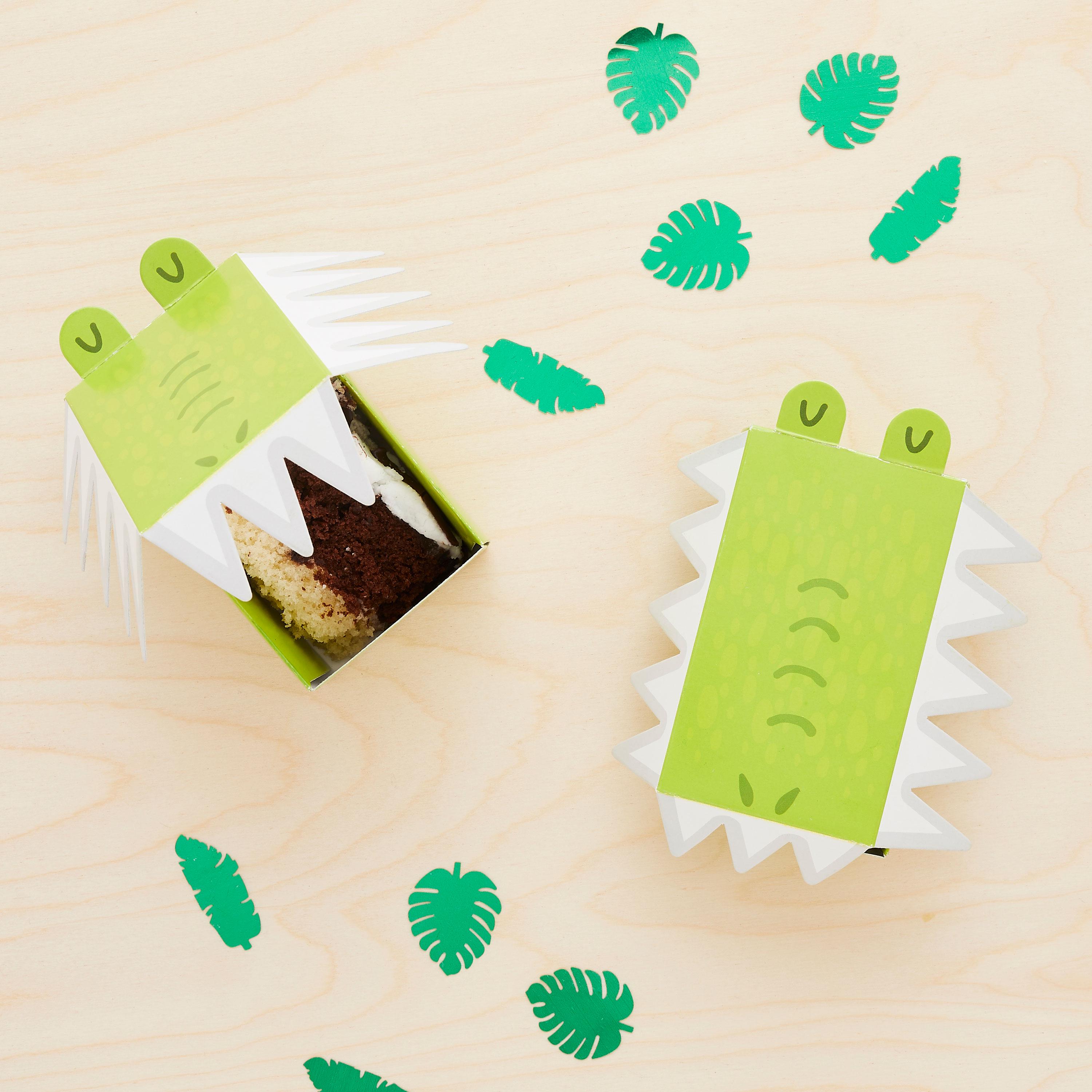 Alligator Treat Boxes 10ct - Crocodile Party, Safari Animal Party, Jungle Birthday Decoration, Zoo Party Supplies, Reptile Party Favor Boxes
