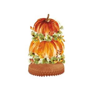 Fall Party Centerpiece - Pumpkin Party Decorations, Thanksgiving Table Decorations, Pumpkin Party Supplies, Thanksgiving Centerpiece