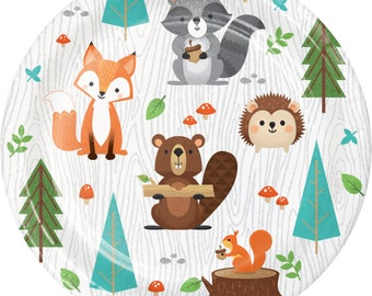 Decorazione Festa Bosco 31 Pezzi - Banner Animali Della Foresta Per Compleanni - Foto 4