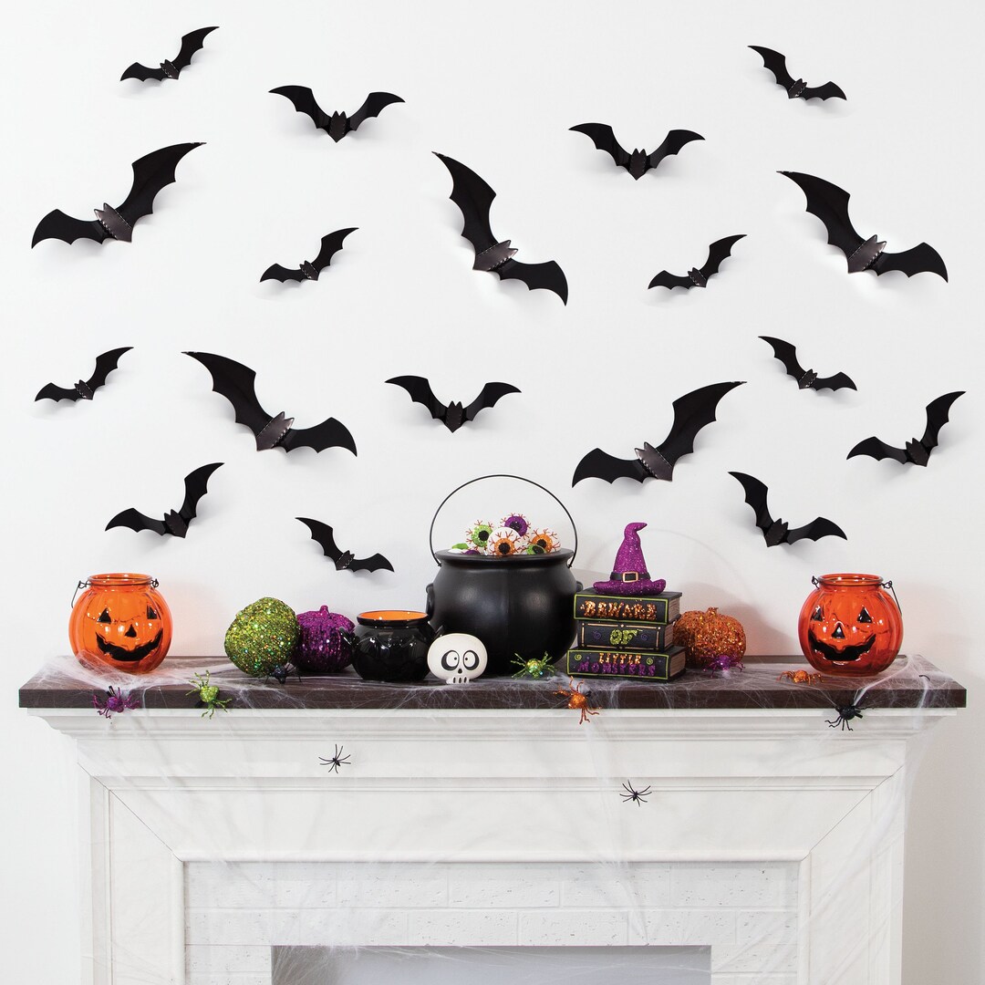 Halloween Wall Decorations Halloween Bat Decorations, Halloween Party