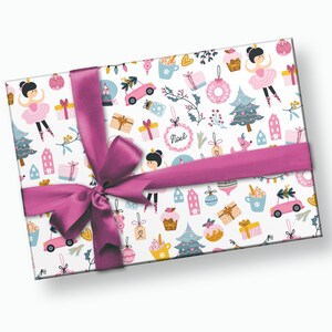 Carta da regalo principessa - Carta natalizia, Carta da regalo per le feste, Carta da regalo natalizia, Carta da regalo principessa, Carta da regalo di Natale per bambine