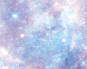Galaxy Sky Craft Vinyl Sheet – 12x12 Adhesive or HTV – Iridescent Pastel Space Pattern for Shirts, Tumblers, Decals, and More