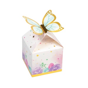 Butterfly Favor Boxes - Butterfly Party Favors, Butterfly Birthday, Butterfly Baby Shower, Pastel Butterfly, Birthday Favors