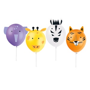 Safari Party Balloons - Safari Party Decorations, Safari Birthday Decorations, Safari Birthday Supplies, Jungle Party, Safari Balloons