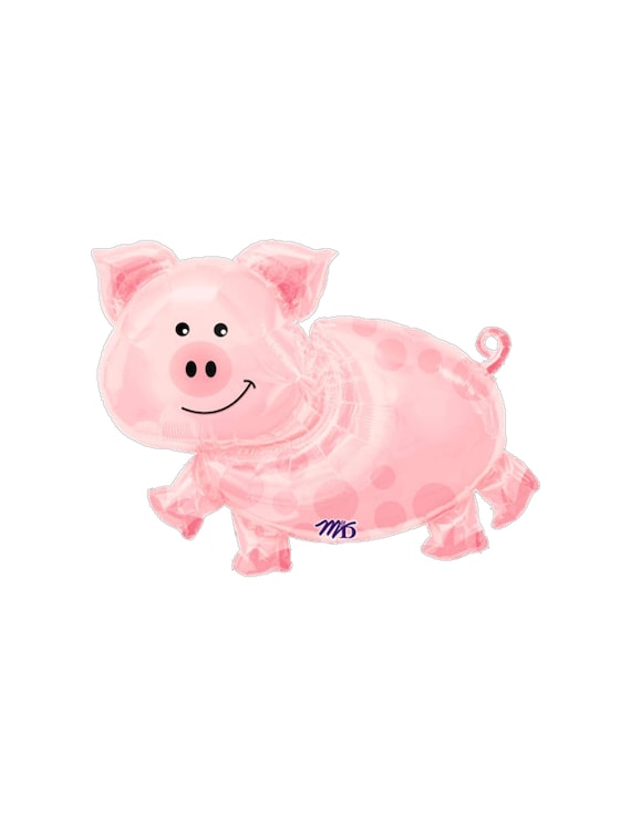 35 Pig Balloon Farm Birthday Party Decorations Pig Etsy