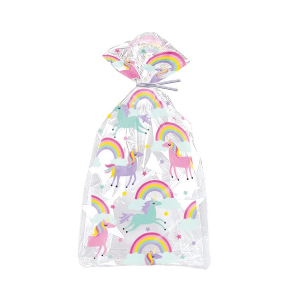 Unicorn Party Favor Bags - Unicorn Party Supplies, Loot Bags, Unicorn Party Treat Bags, Party Decorations, Goodie Bags, Birthday Decorations