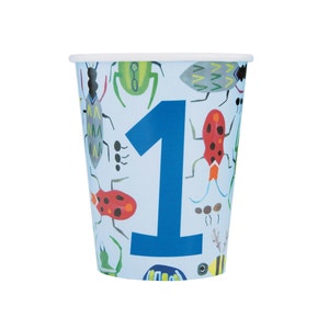 Insect First Birthday Cups - Insect Birthday Party Cups, First Birthday ...