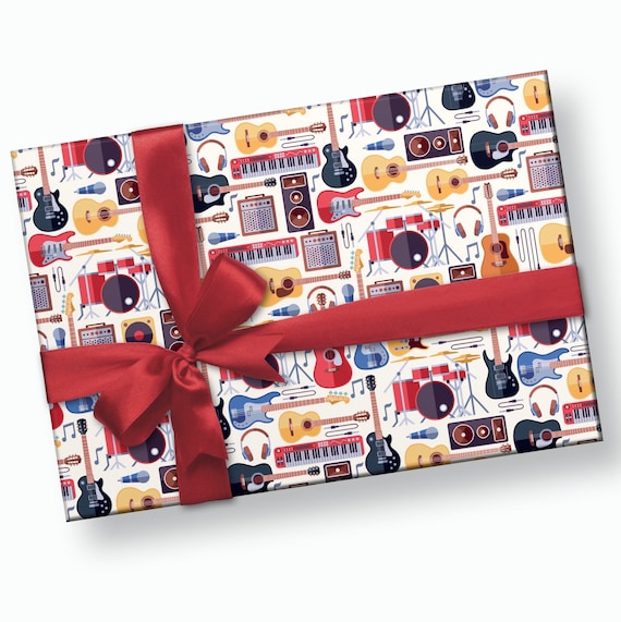 Music cheap wrapping paper