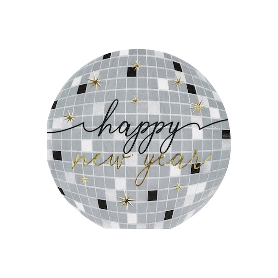 Disco Ball Napkins - New Year's Party Napkins, Happy New Years Decoration, New Years Party Supplies, 2026 New Years Party, NYE Napkins