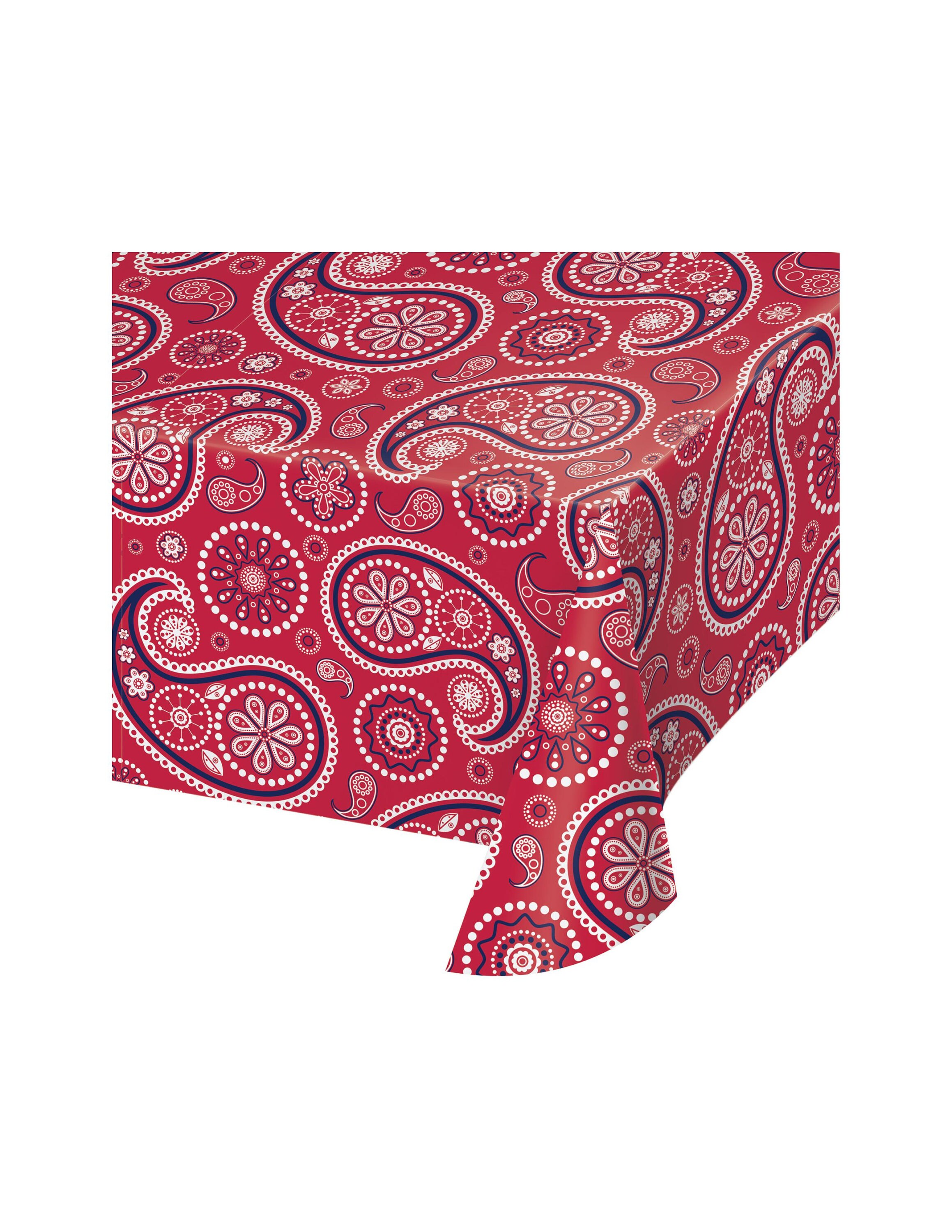 Western Tablecloth Western Birthday Party Cowboy Party Western Baby Shower Cowgirl Birthday Farm Birthday Barn Party Red