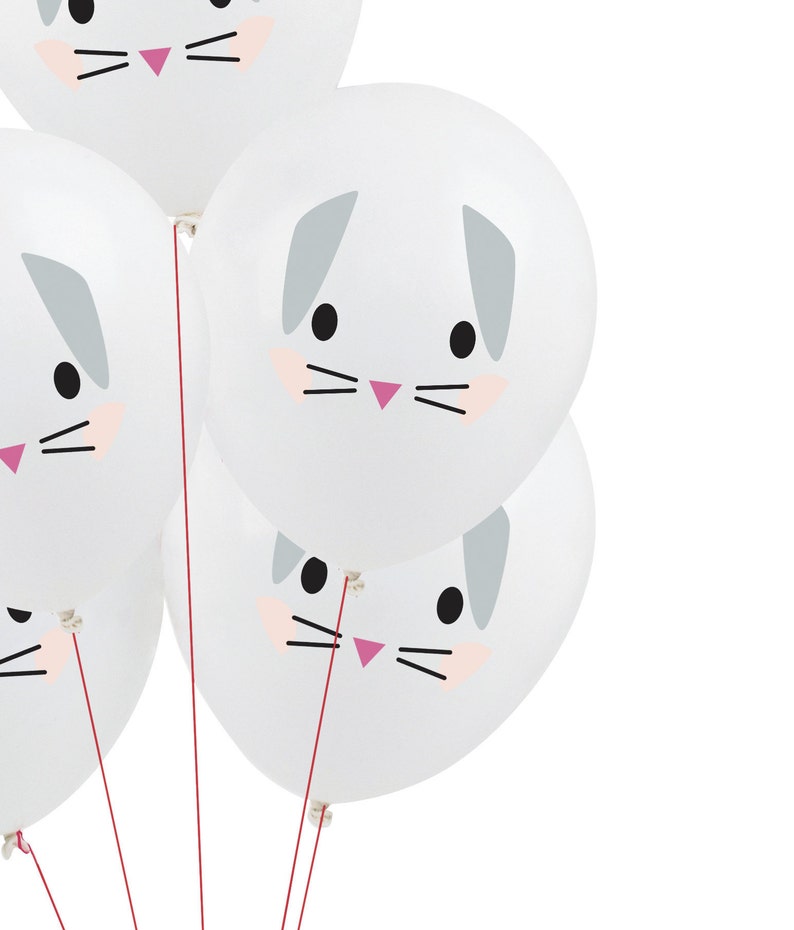 Rabbit Party Decor Bunny Balloons Some Bunny is One Rabbit Birthday Bunny Party Supplies Bunny Birthday Decoration Bunny Decoration