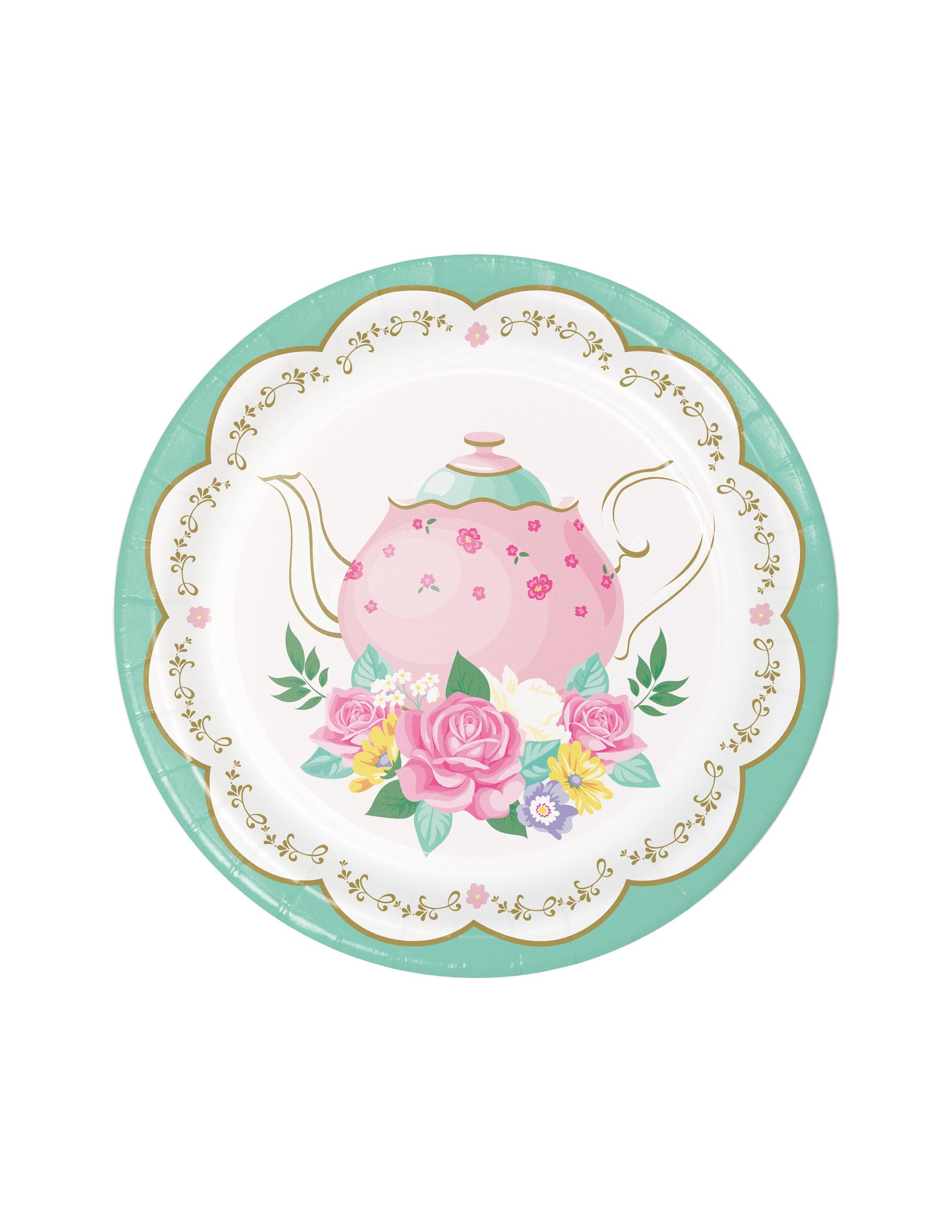 Tea Party Plates Garden Party Floral Tea Party Tea Baby Etsy