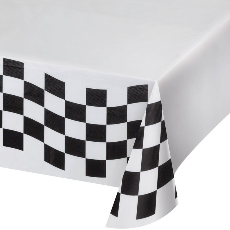 Race Car Tablecloth Race Car Party Racing Birthday Party Etsy