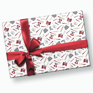 Papel de regalo para cocinar: papel de regalo de cumpleaños, regalo para mamá, regalo para amantes de la comida, regalo para el Día de la Madre, papel de regalo para mujeres, papel de regalo
