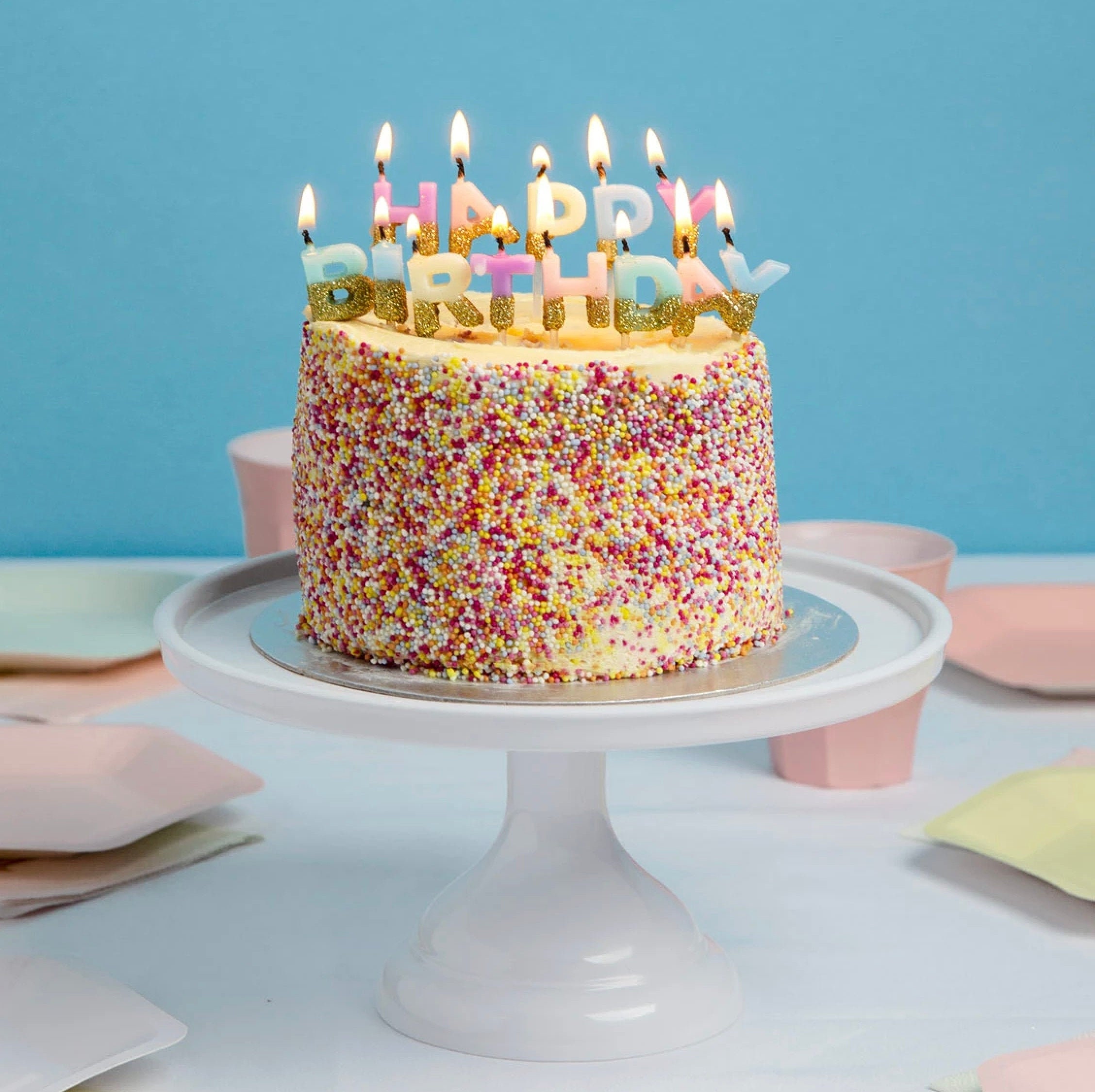Cake candles discount