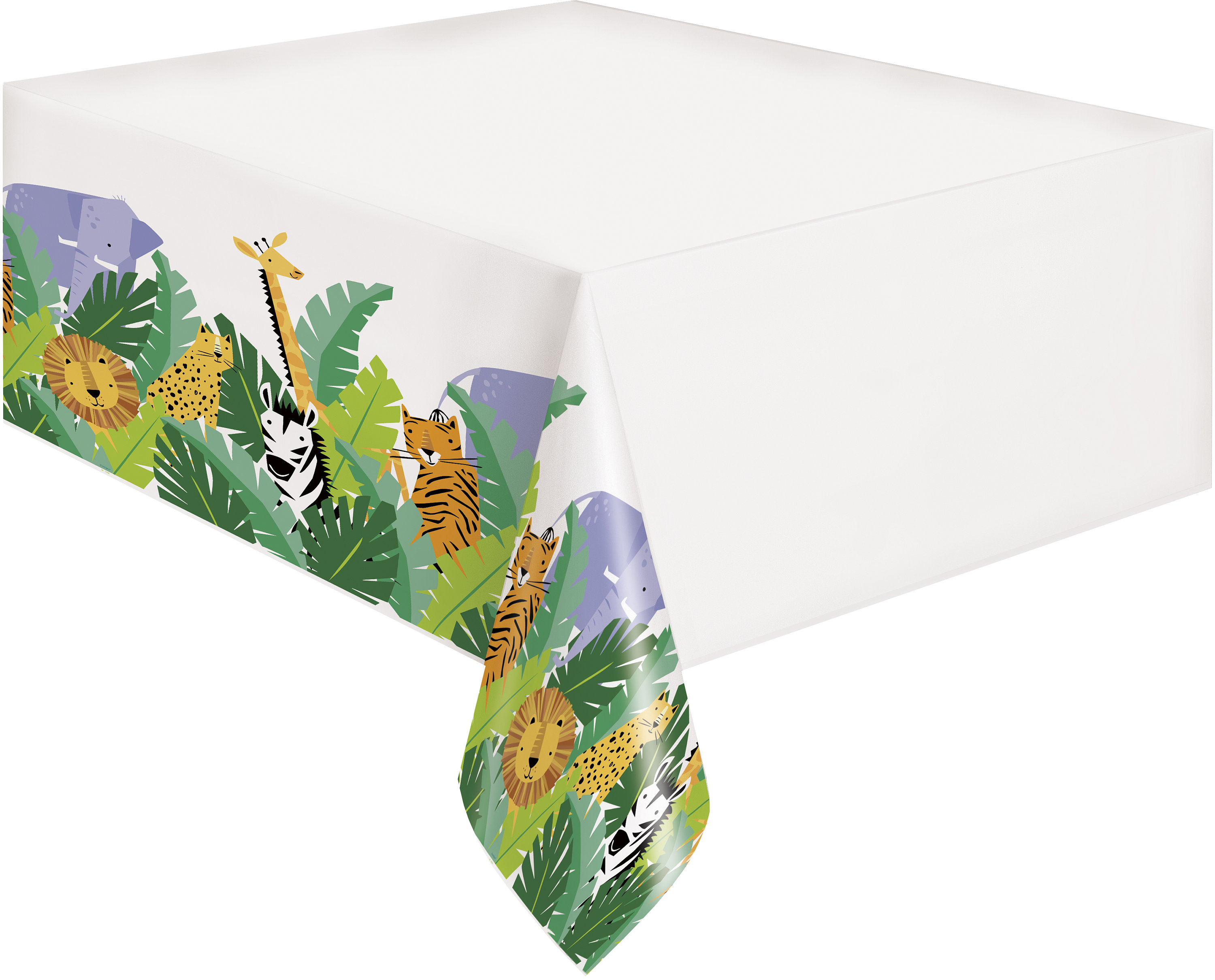 Animal Safari Tablecloth Safari Jungle Party Decor Baby Shower Tablecloth Safari Birthday Supplies Party Decorations Shower
