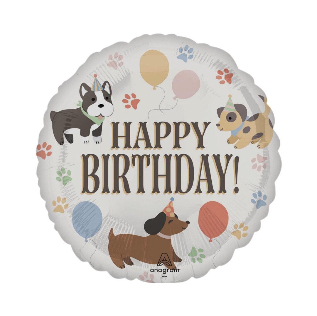 Hunde-Geburtstagstuch Zum 8. – Partyaccessoire, Baumwolle, 66x31 Cm