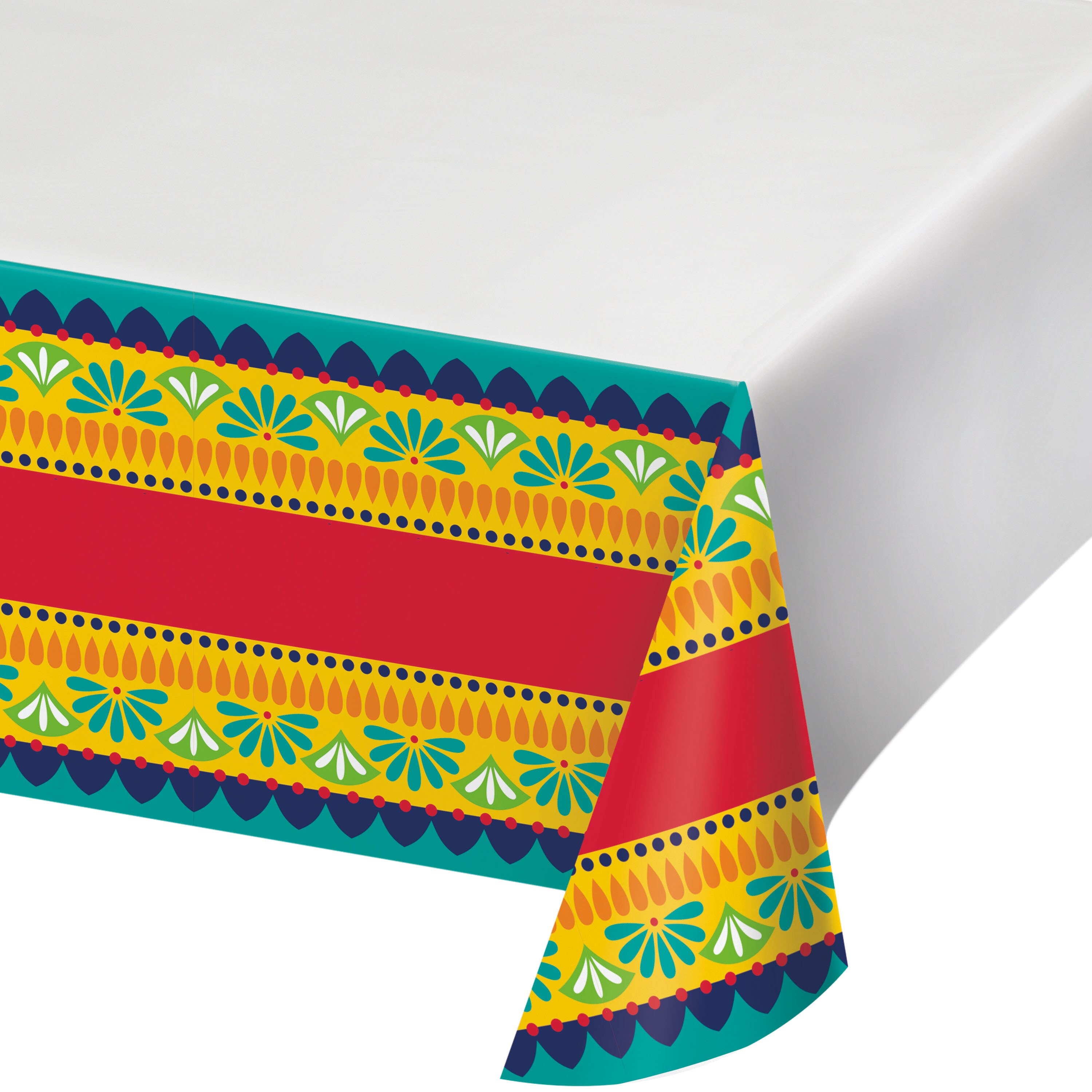 Fiesta Party Tablecloth Cinco de Mayo Party Decorations Fiesta Party Supplies Fiesta Birthday Decorations Taco Party Supplies