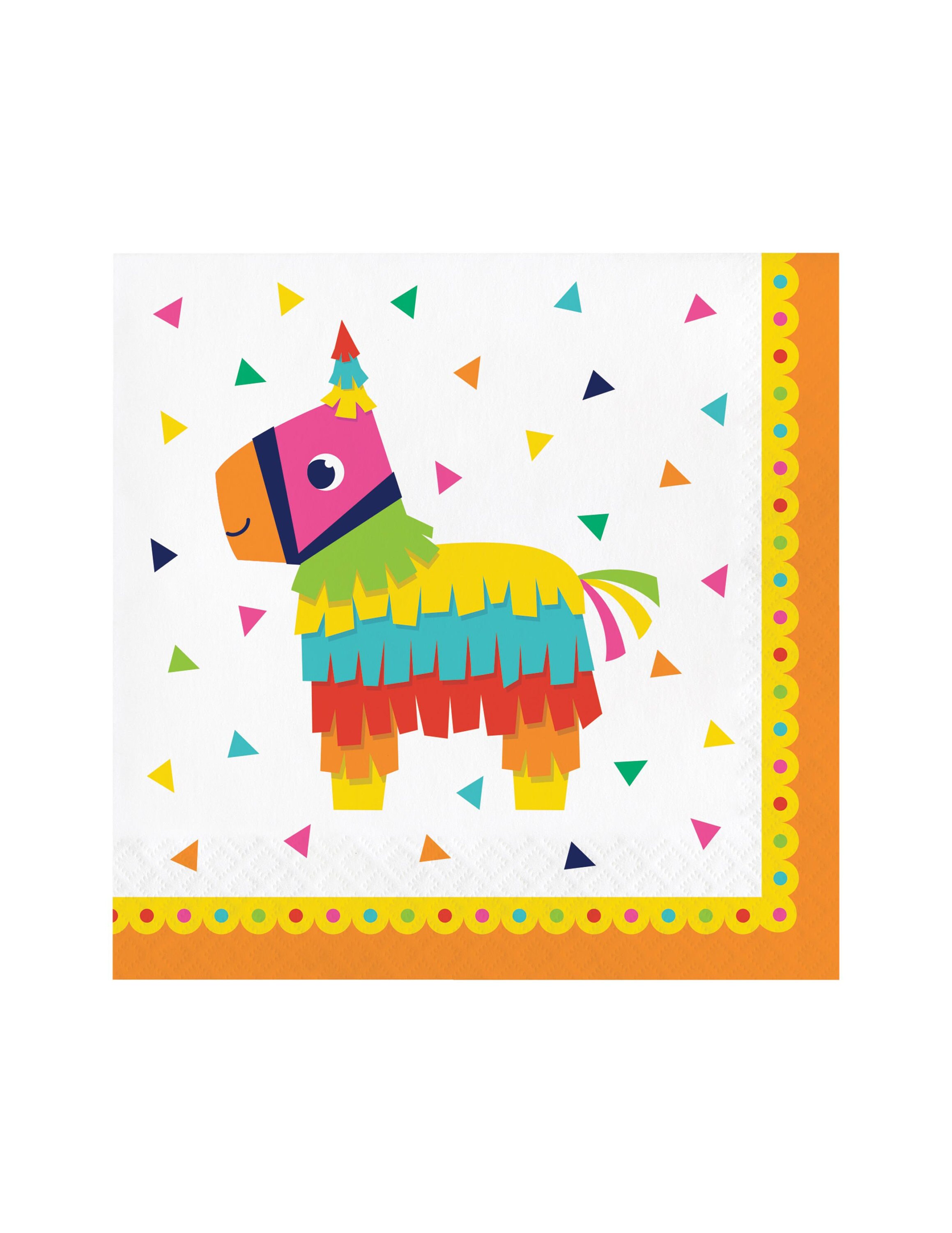 Fiesta Napkins Fiesta Party Supplies Party Napkins Fiesta Birthday Bridal Fiesta Taco Party Fiesta Baby Shower Piata Party