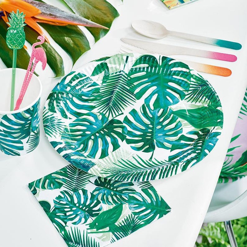Tropical Fiesta Tropical Bachelorette Wooden Cutlery Fiesta Cutlery Tropical Birthday Cinco de Mayo Luau Party Fiesta Party Supplies