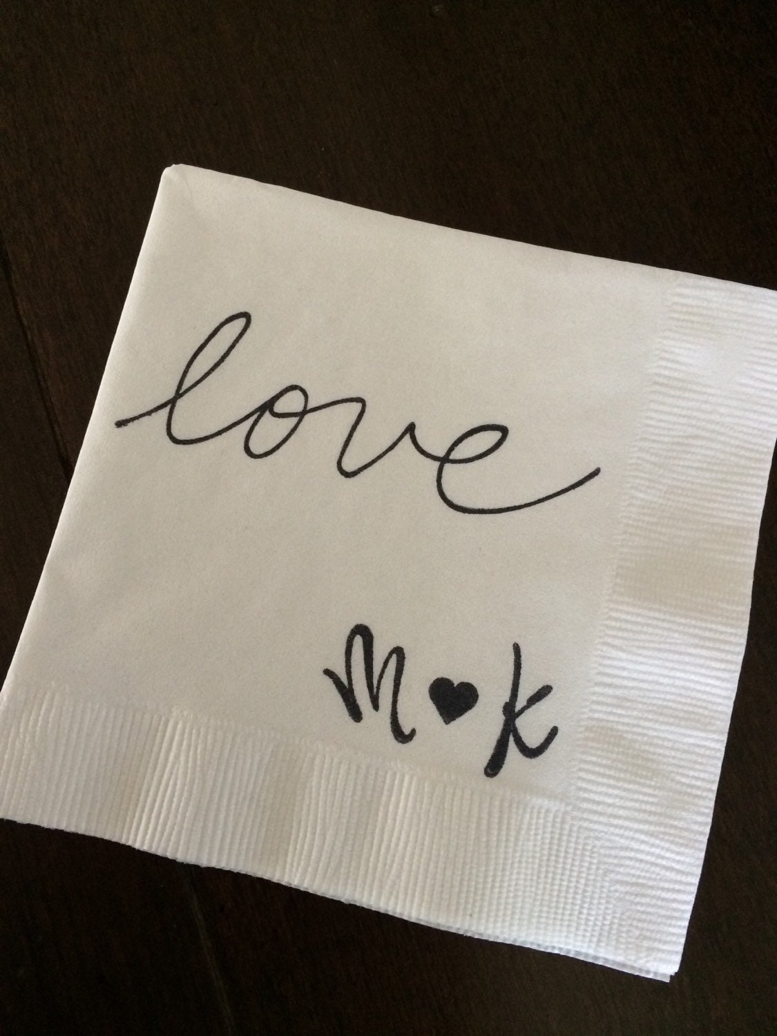 Bridal Shower Napkins Personalized Wedding Napkins Etsy