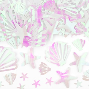 Mermaid Party Confetti - Mermaid Birthday Supplies, Mermaid Table Decorations, Mermaid Baby Shower Decorations, Mermaid Party Decorations