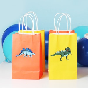 Dinosaur Party Stickers - Dino Birthday Favors, Dinosaur Baby Shower, Dino Party Decorations, Dinosaur Birthday Supplies, Dino Party Favors